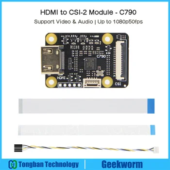 HDMI CSI 2 Adaptér C790 | Support Video & Audio | do 1080p60fps | pre Raspberry Pi 4 / 3 B+ / 3B / CM4 / Zero KVM